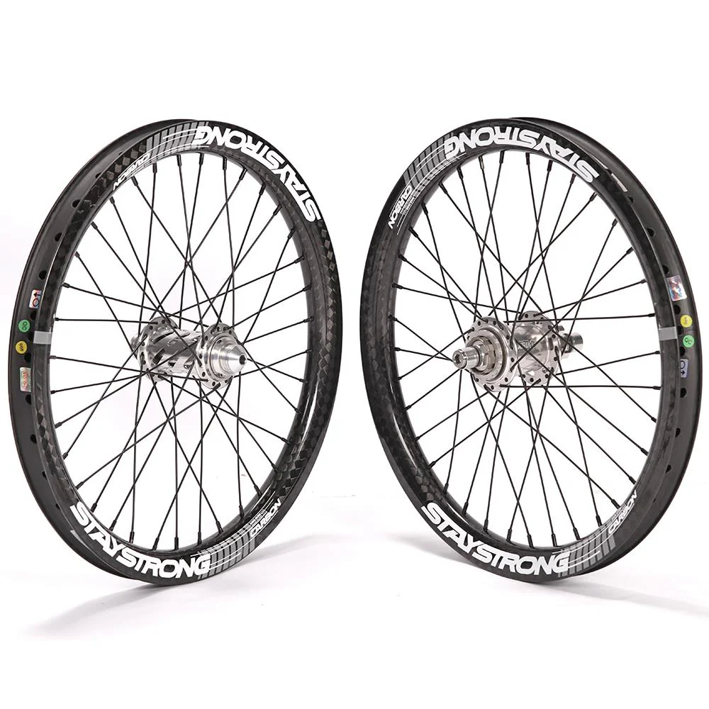 Onyx BMX Ultra Disc ISO HG / Stay Strong Carbon V3 Pro 1.75 Custom Race Wheelset - Polished - Image 5