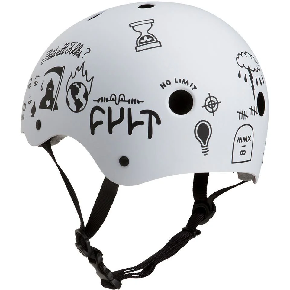 Pro-Tec Classic Cult Helmet - Matte White - Image 2