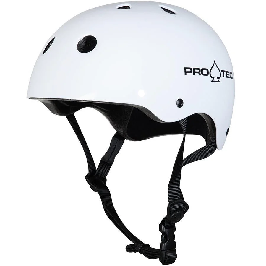 Pro-Tec Classic Helmet - Gloss White - Image 2