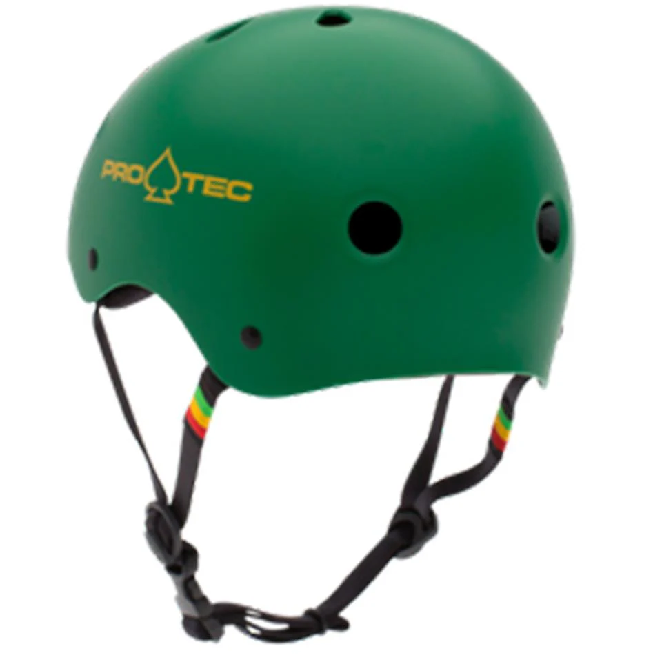 Pro-Tec Classic Helmet - Matte Rasta Green - Image 2