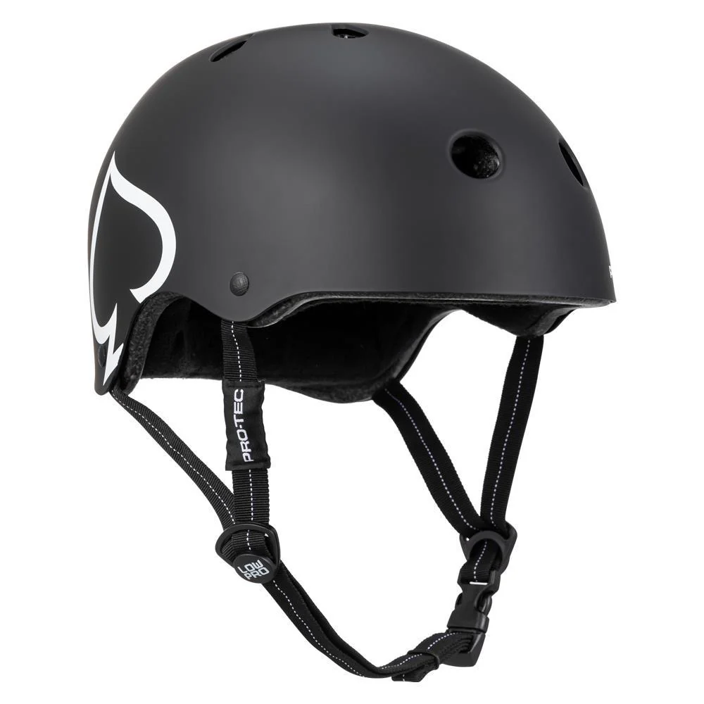 Pro-Tec Low Pro Helmet - Matte Black - Image 2