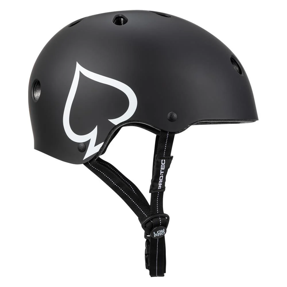 Pro-Tec Low Pro Helmet - Matte Black - Image 3