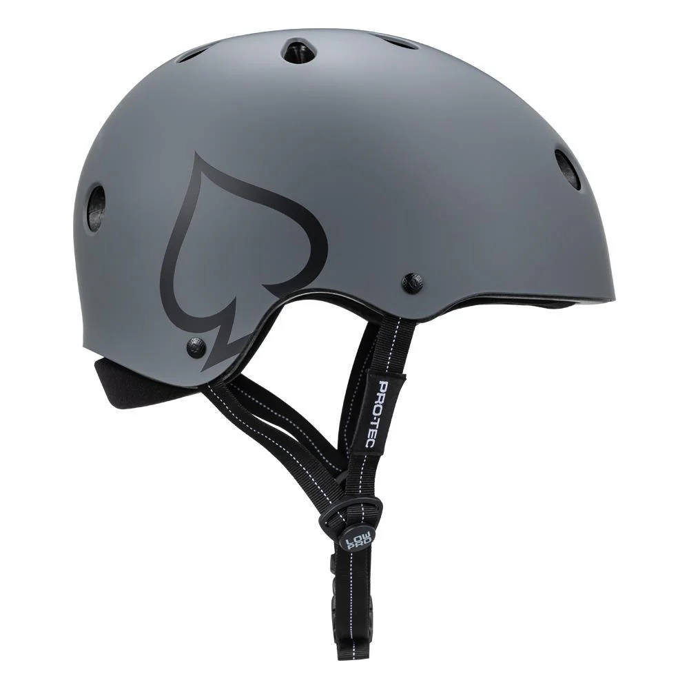 Pro-Tec Low Pro Helmet - Matte Grey - Image 2