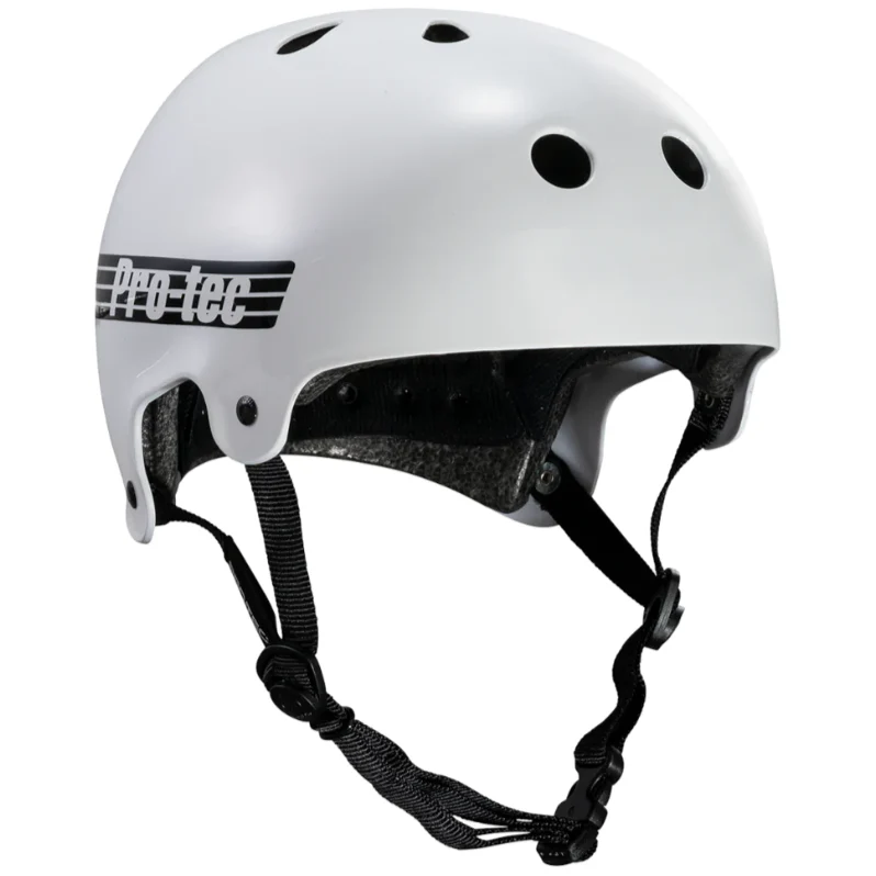 Pro-Tec Old School Helmet - Gloss White - Image 2
