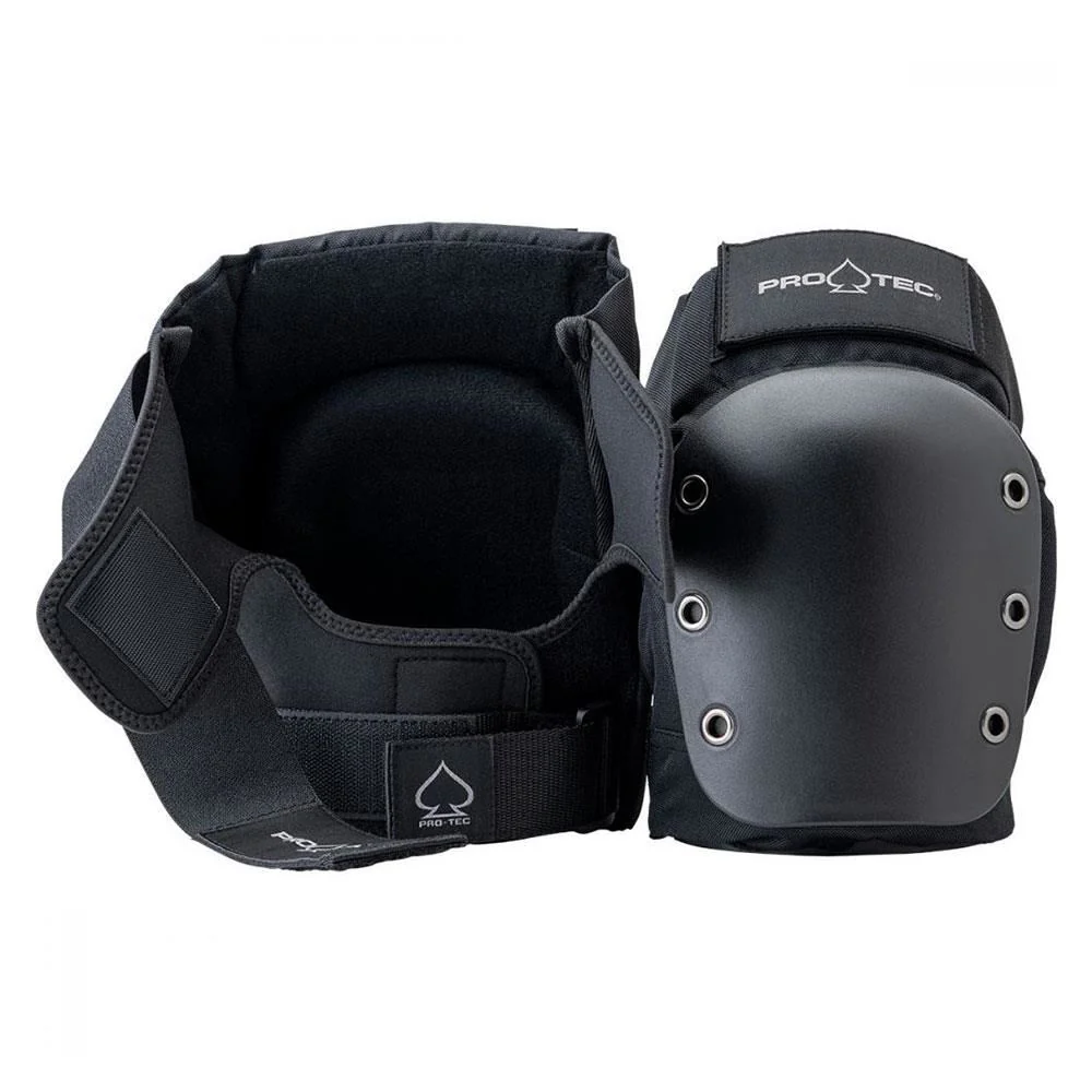 Pro-Tec Pads Street Open Back JR Knee Pads - Black - Youth - Image 2
