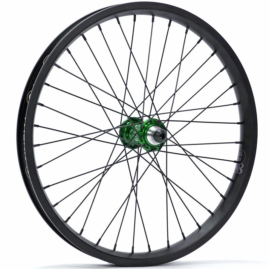 Profile Mini / Cinema 888 / Titanium Spokes Front Custom Wheel - Image 12