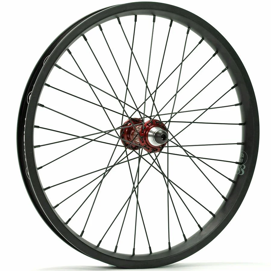 Profile Mini / Cinema 888 / Titanium Spokes Front Custom Wheel - Image 8