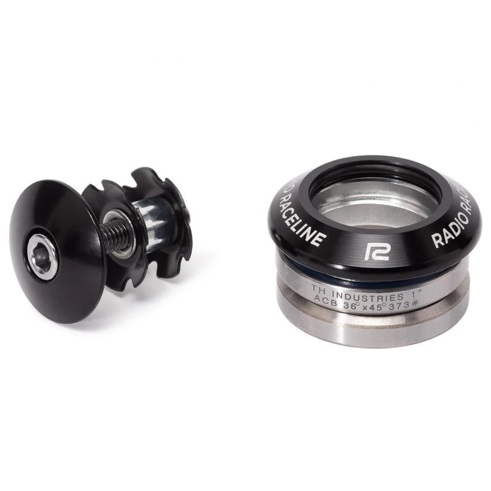Radio Raceline 1" Integrated Headset - Black - Image 2