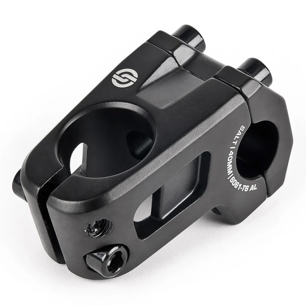 Salt Junior 1" Steerer Front Load Stem - Black - 40mm - Image 2