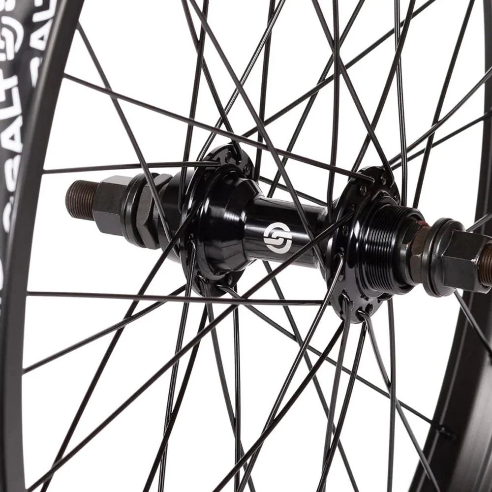 Salt Rookie Freewheel Rear Wheel - Black - Image 3