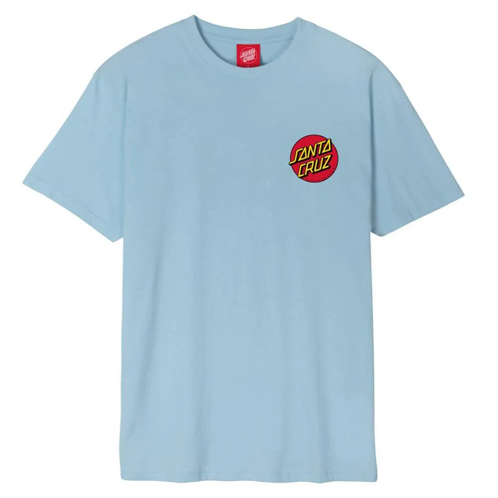 Santa Cruz Classic Dot Chest T-shirt - Sky Blue - Image 2