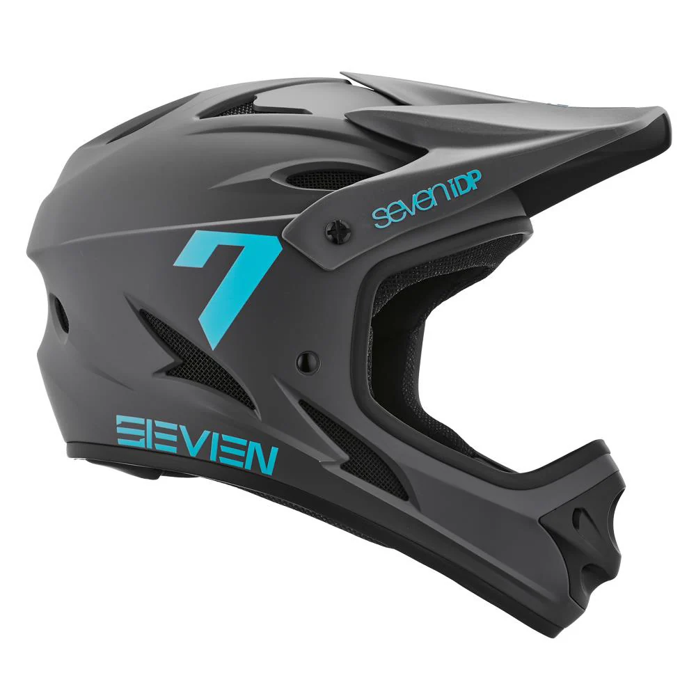 Seven iDP M1 2025 Youth Race Helmet - Matt Dark Grey - Image 4