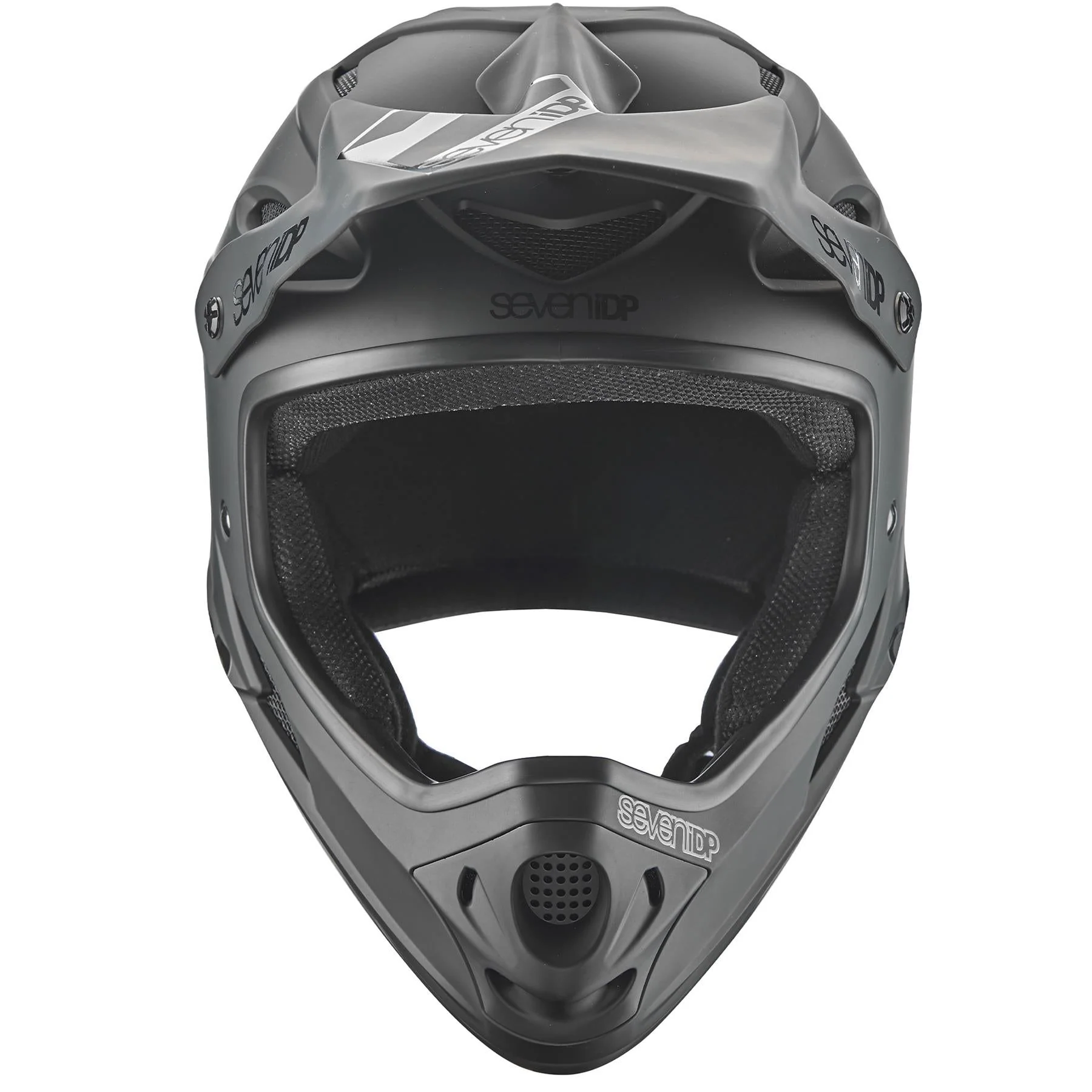 Seven iDP M1 Race Helmet - Matt Black/Gloss Black - Image 8