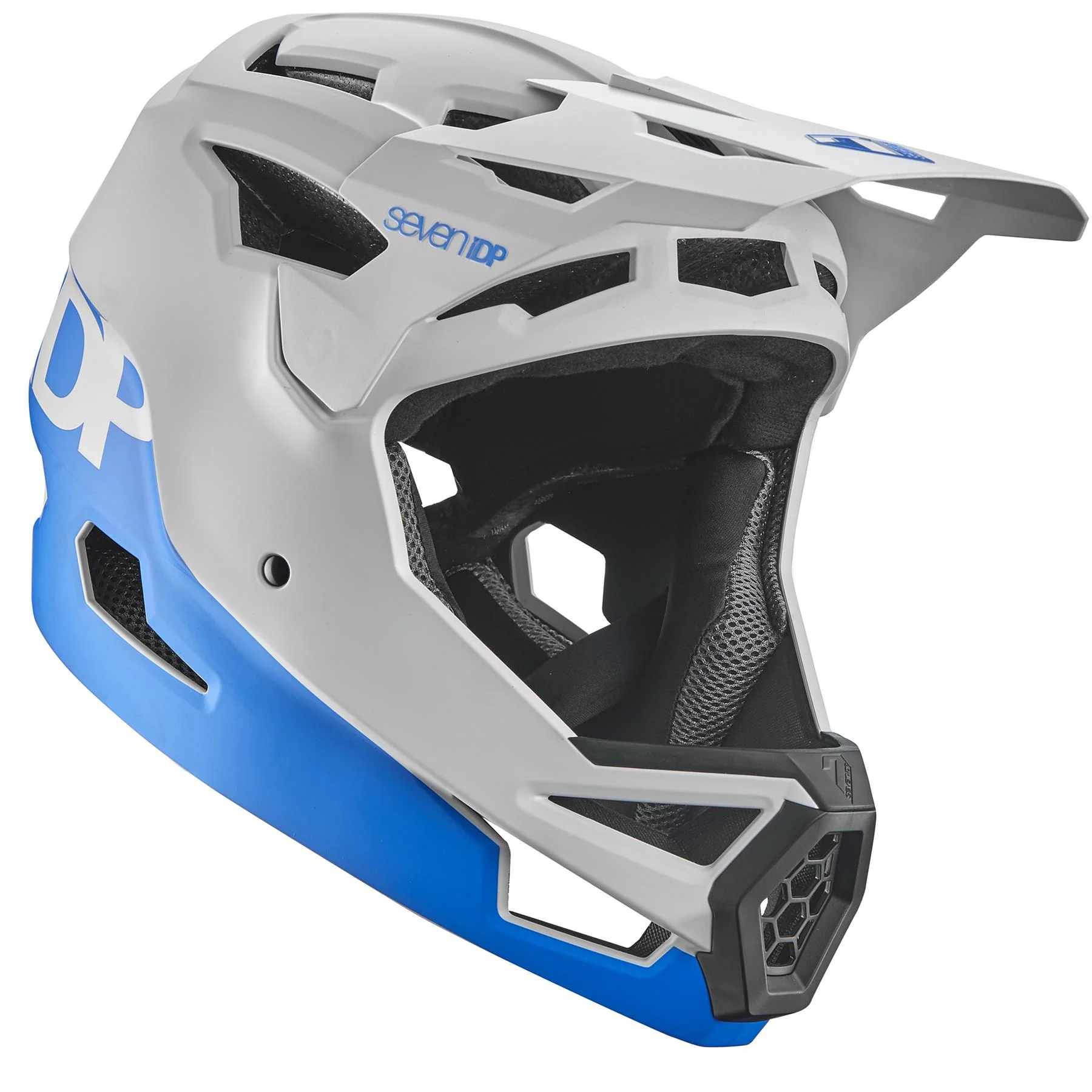 Seven iDP Project 23 ABS Race Helmet - White/Blue - Image 2