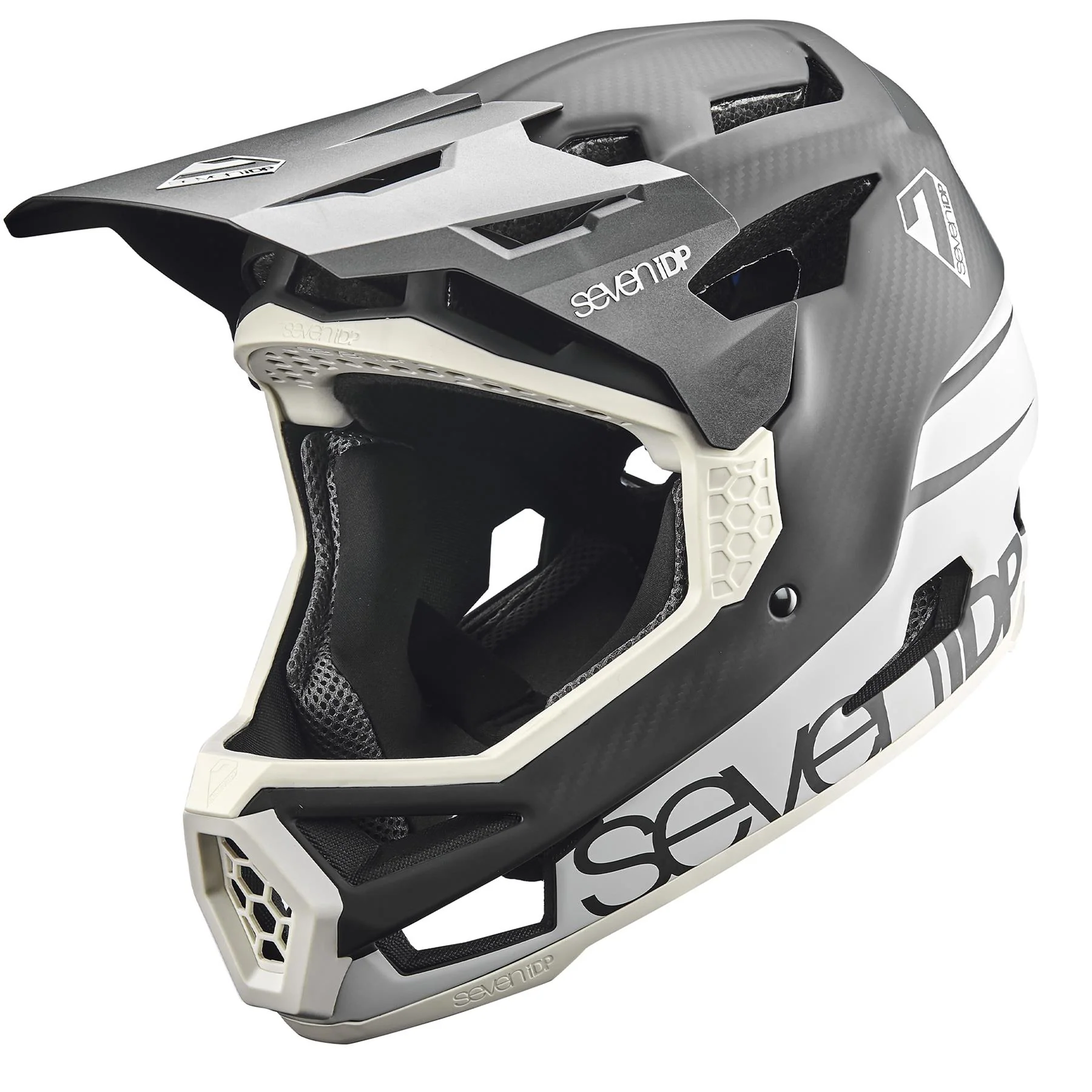 Seven iDP Project 23 Carbon Race Helmet - Cool Grey /Raw Carbon - Image 6