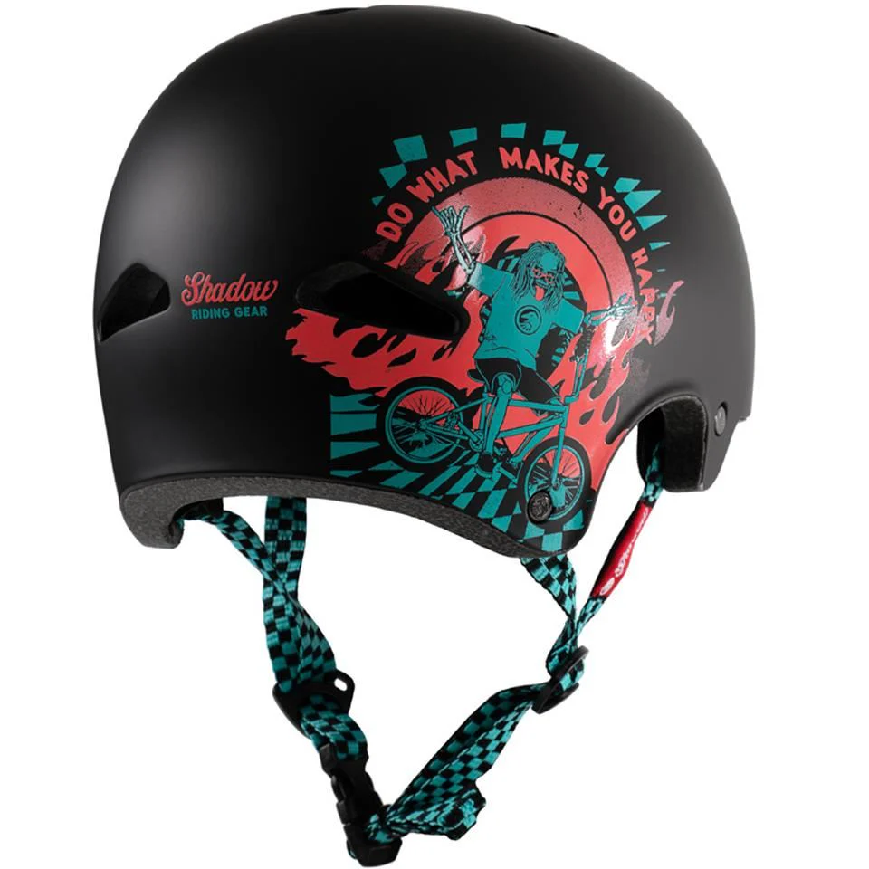 Shadow FeatherWeight In-Mold Big Boy V2 Helmet - Matte Black - Image 2