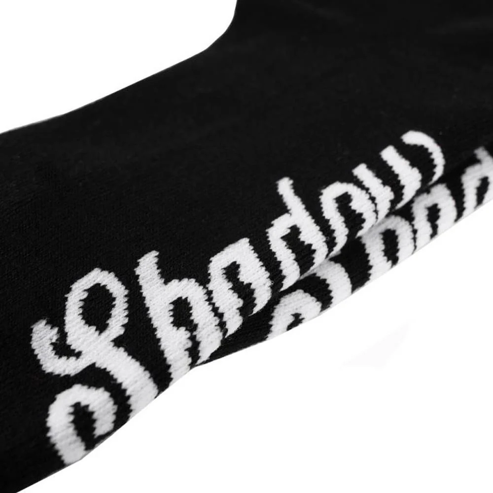 Shadow Finest Crew Socks - Black/Red - Image 3