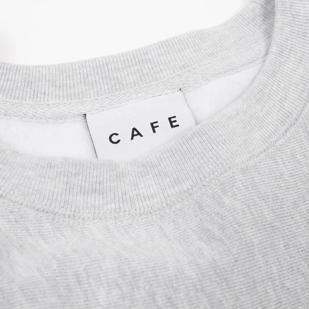 Skateboard Cafe Backgammon Crewneck Sweatshirt - Heather Grey - Image 3
