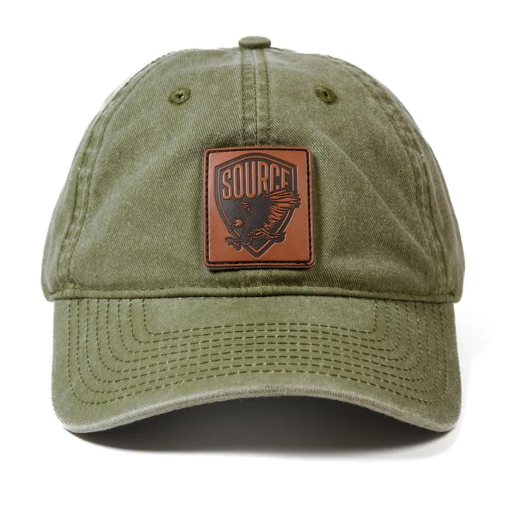 Source Eagle Patch 6-panel Cap - Army Green - Image 2