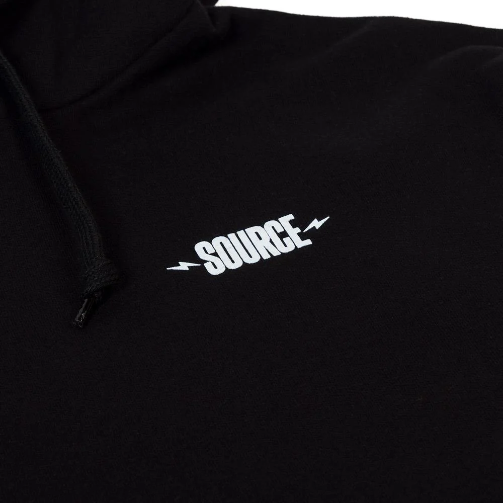 Source Forever Pullover Hoodie - Black - Image 4