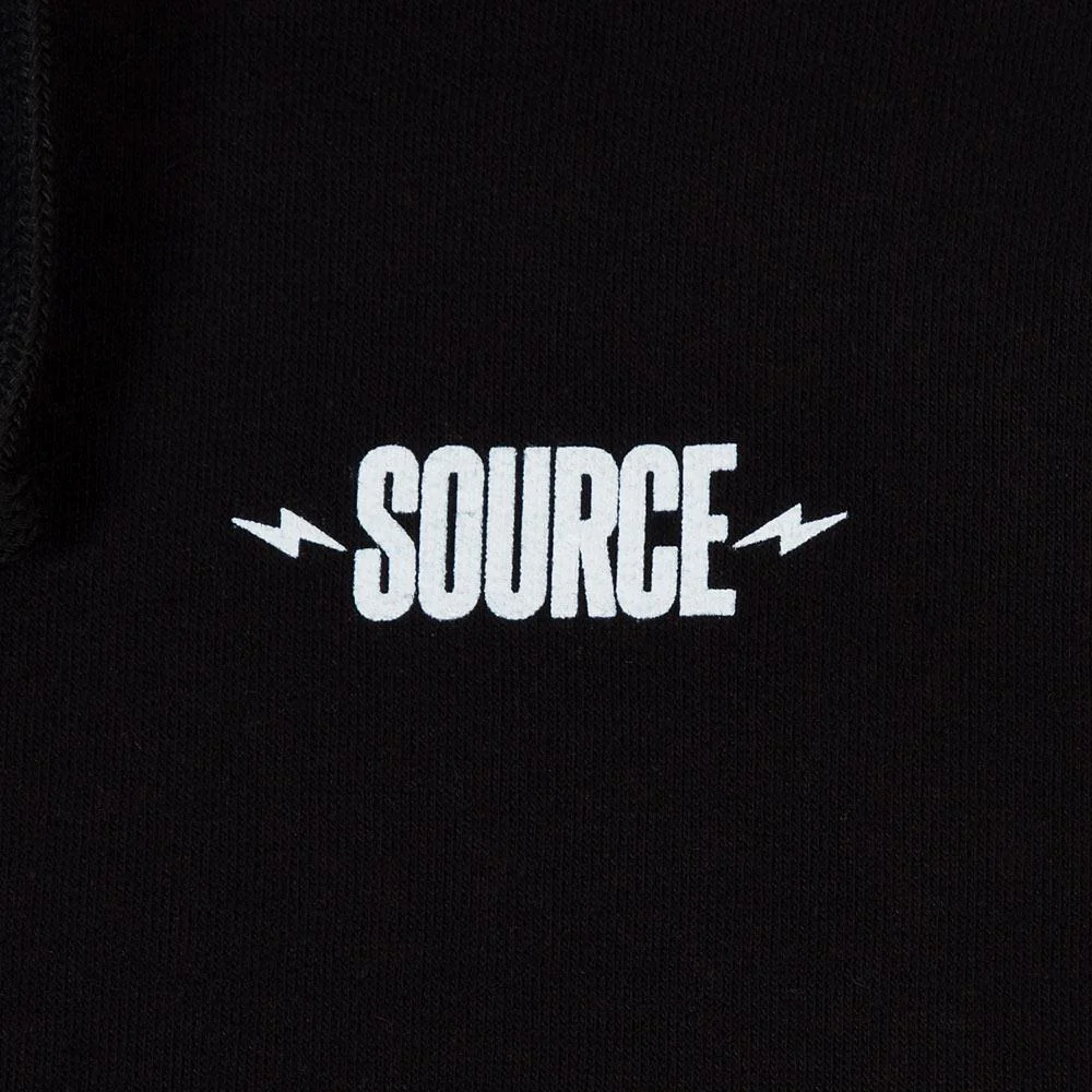Source Forever Pullover Hoodie - Black - Image 5