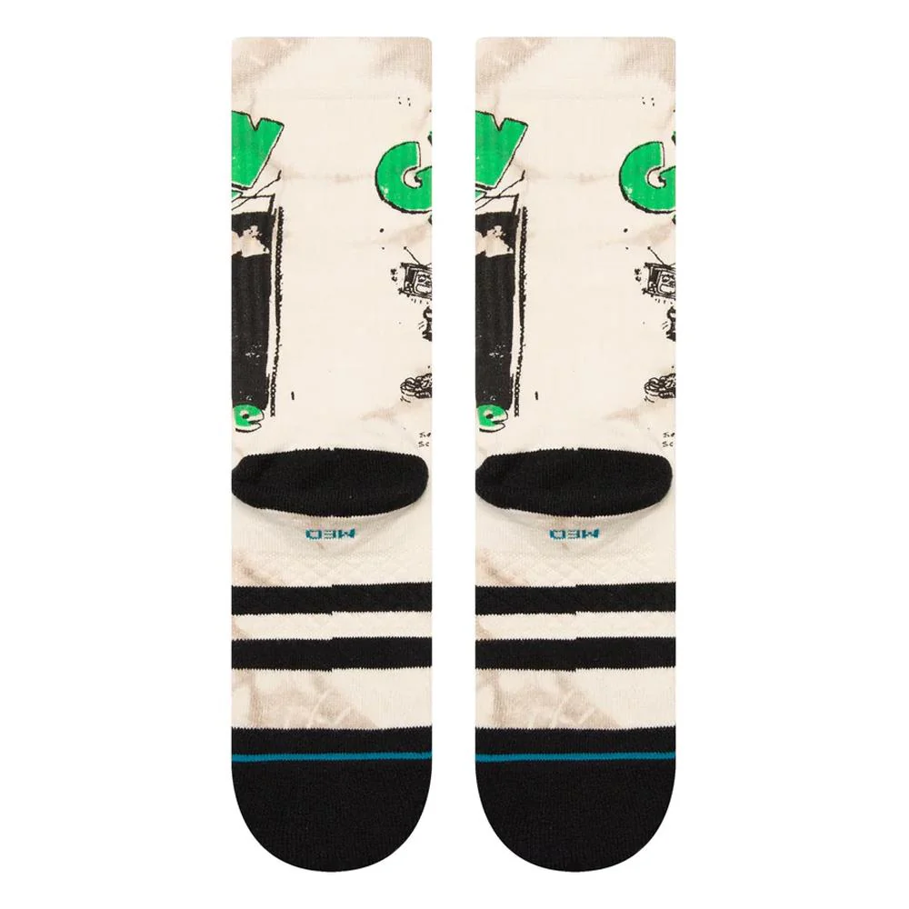Stance 1994 Crew Socks - Off White - Large - Image 3