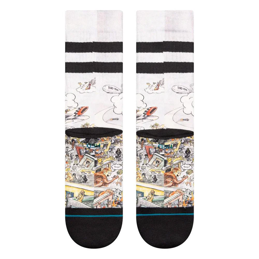 Stance Basket Case Crew Socks - Multi - Large - Image 3