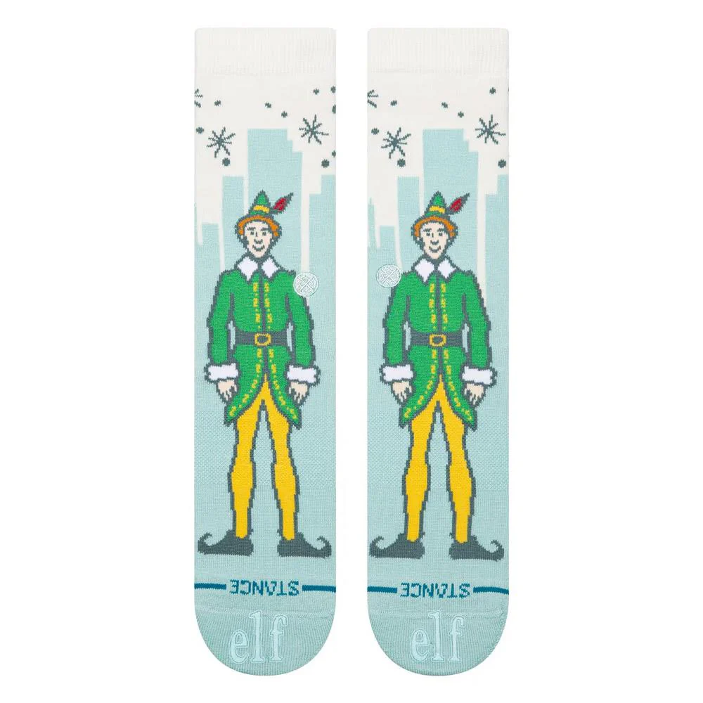 Stance Big City Elf Crew Socks - Ice Blue - Large - Image 2