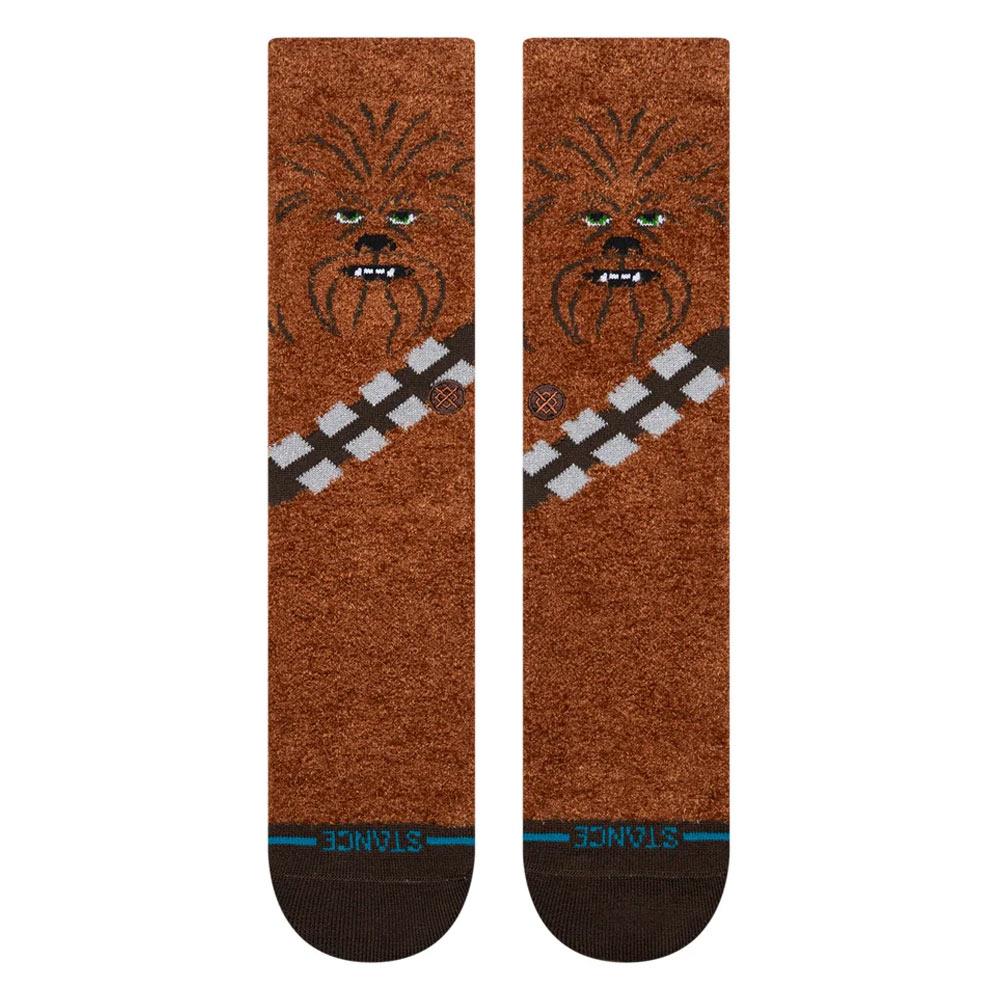 Stance Chewie Crew Socks - Brown - Large - Image 2
