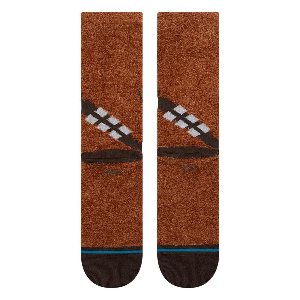 Stance Chewie Crew Socks - Brown - Large - Image 3