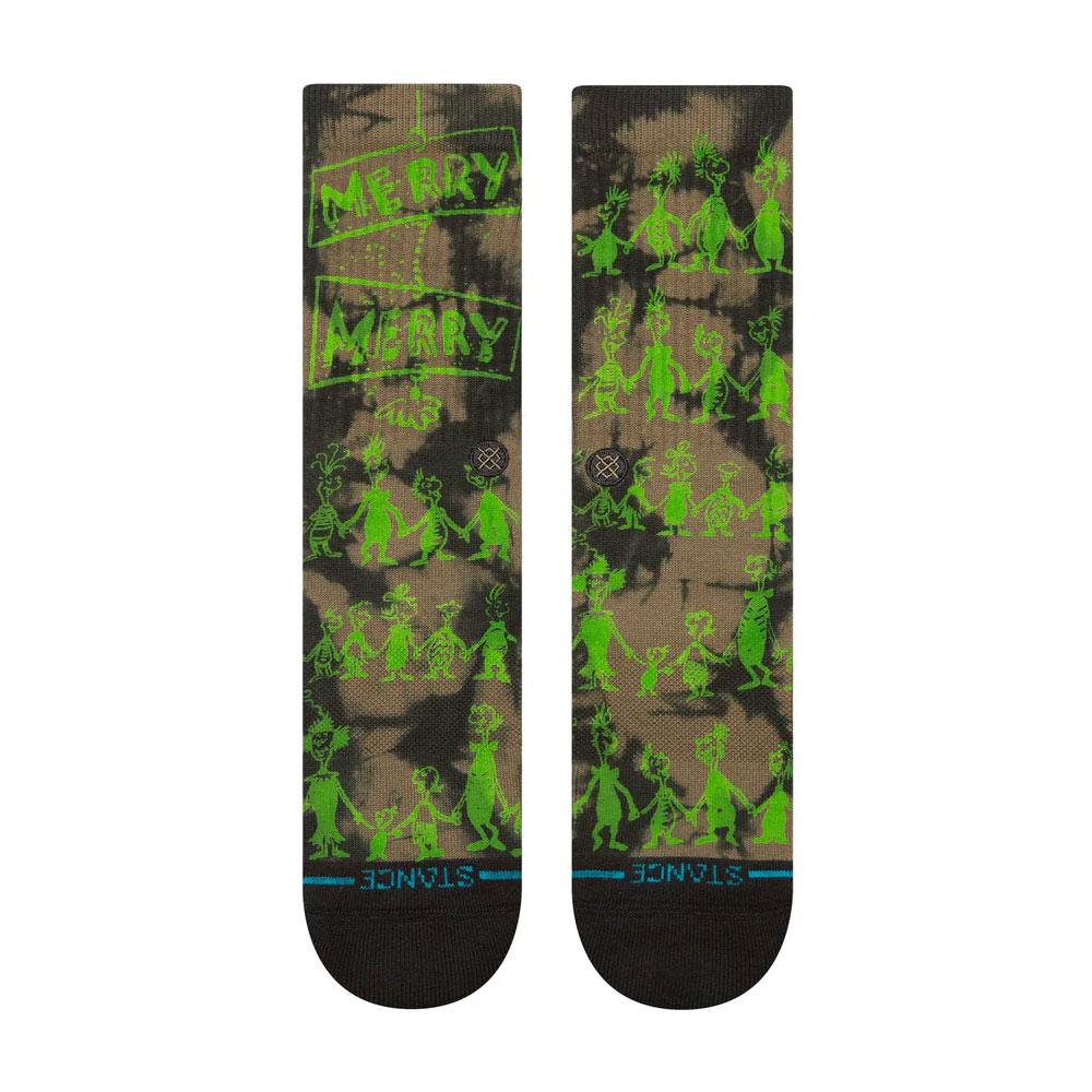 Stance Down In Whovile Crew Socks - Black - Large - Image 2