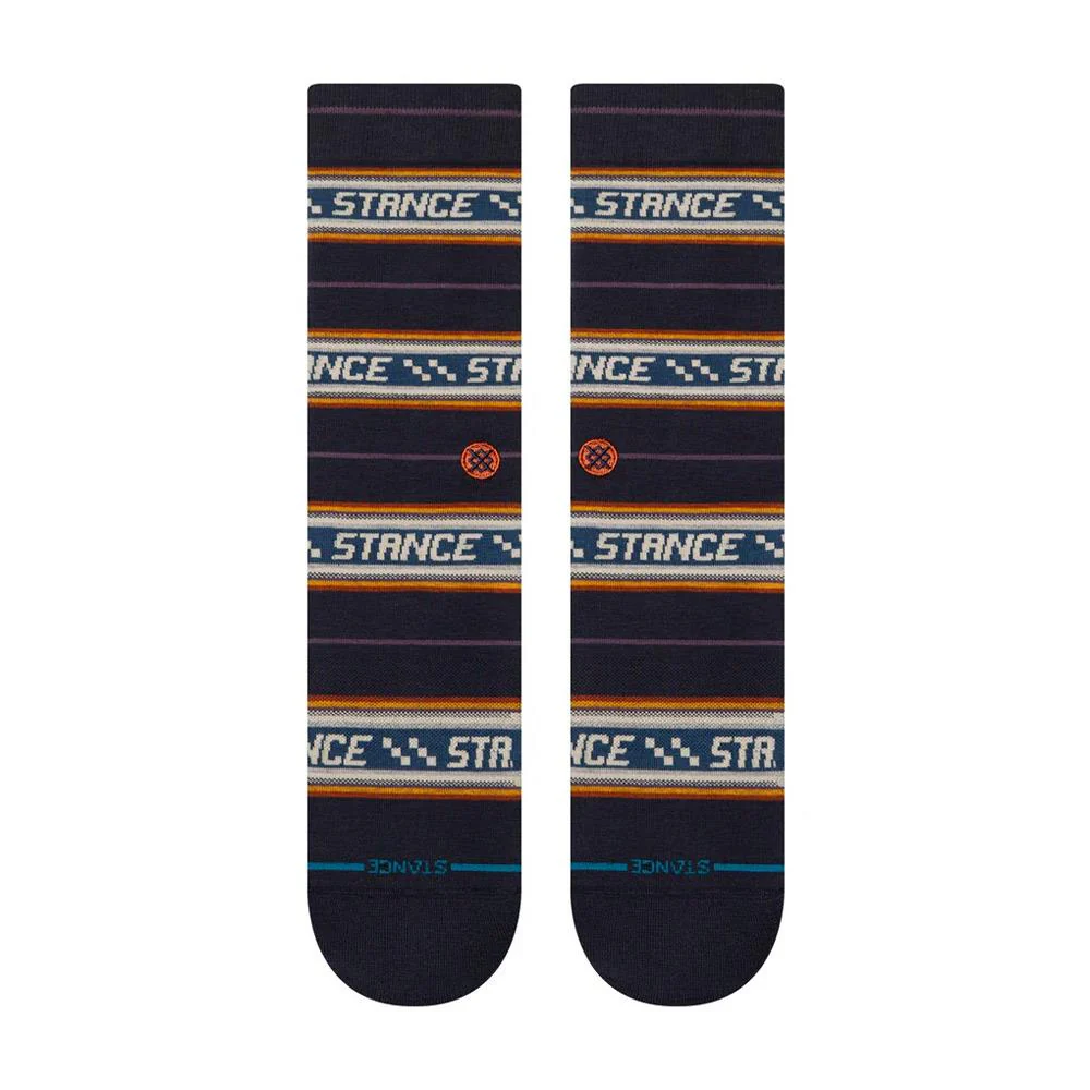 Stance Flowrider Crew Socks - Navy - Large - Image 2
