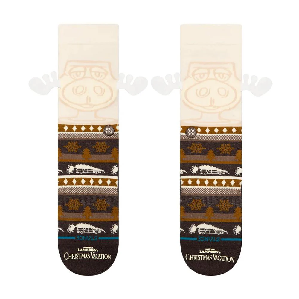 Stance Have Some Eggnog Crew Socks - Dark Brown - Large - Image 2