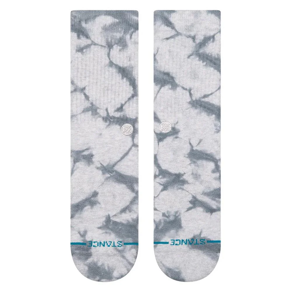 Stance Icon Dye Crew Socks - Grey - Large - Image 2