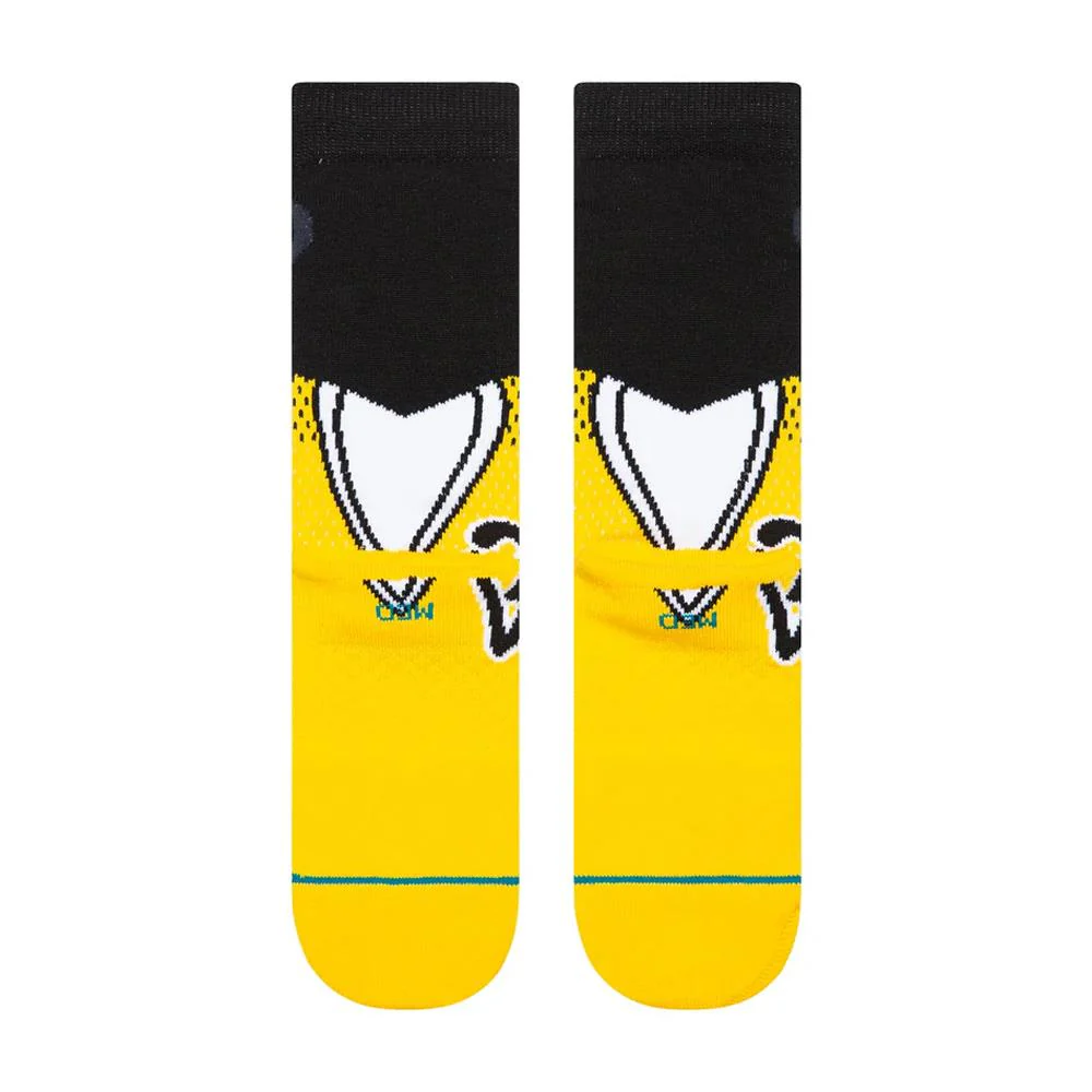 Stance Juicy Crew Socks - Yellow - Large - Image 3