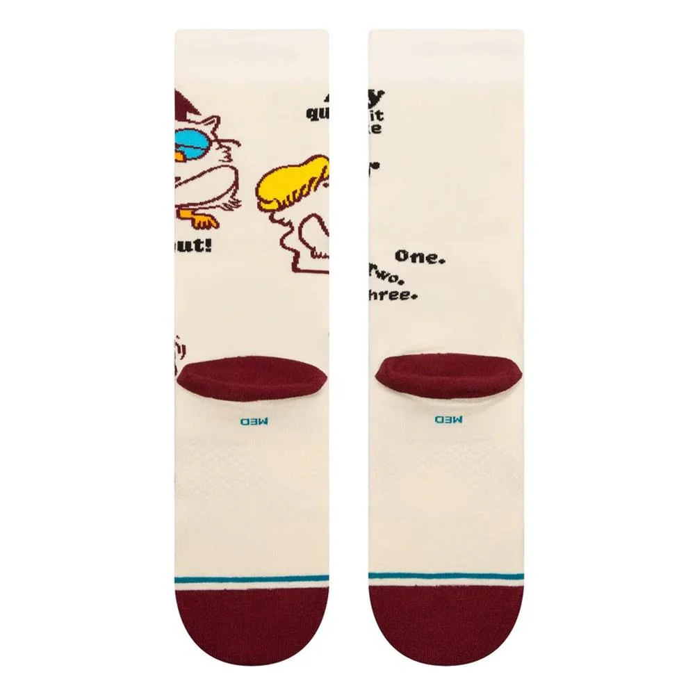 Stance Mr Owl Socks - Canvas - Large - Image 3