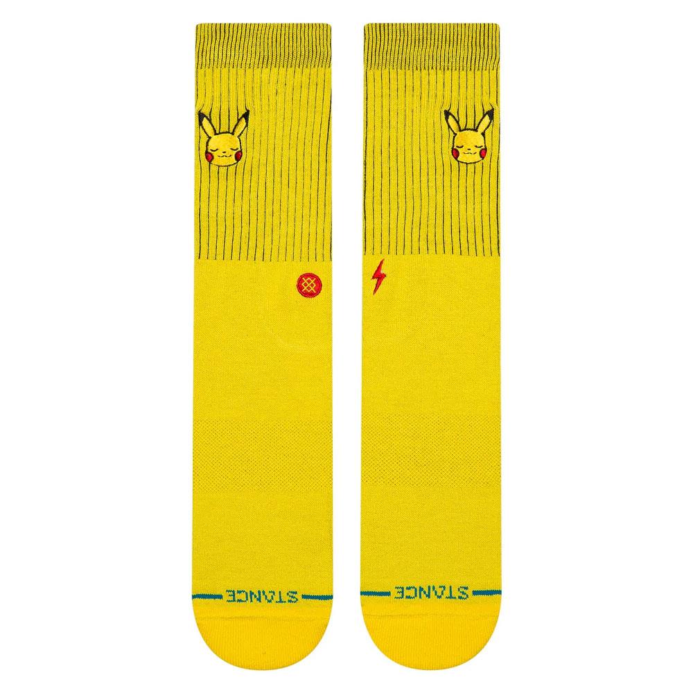 Stance Pikachu Crew Socks - Yellow - Large - Image 2