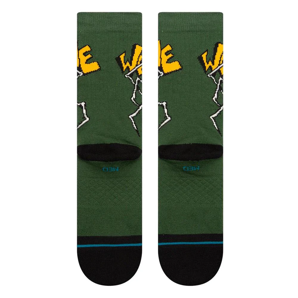 Stance Welcome Wilbur Crew Socks - Green - Large - Image 3