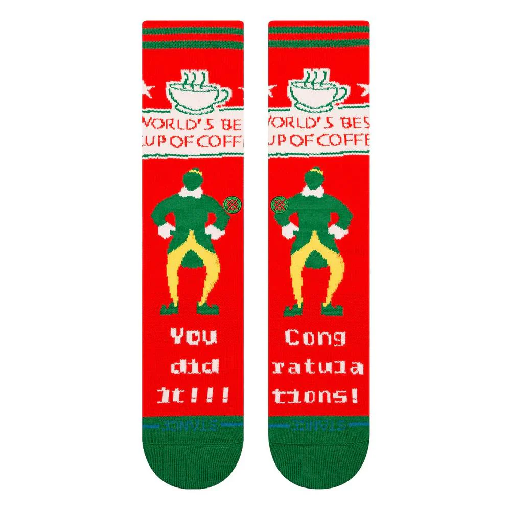 Stance Worlds Best Socks - Red - Large - Image 2