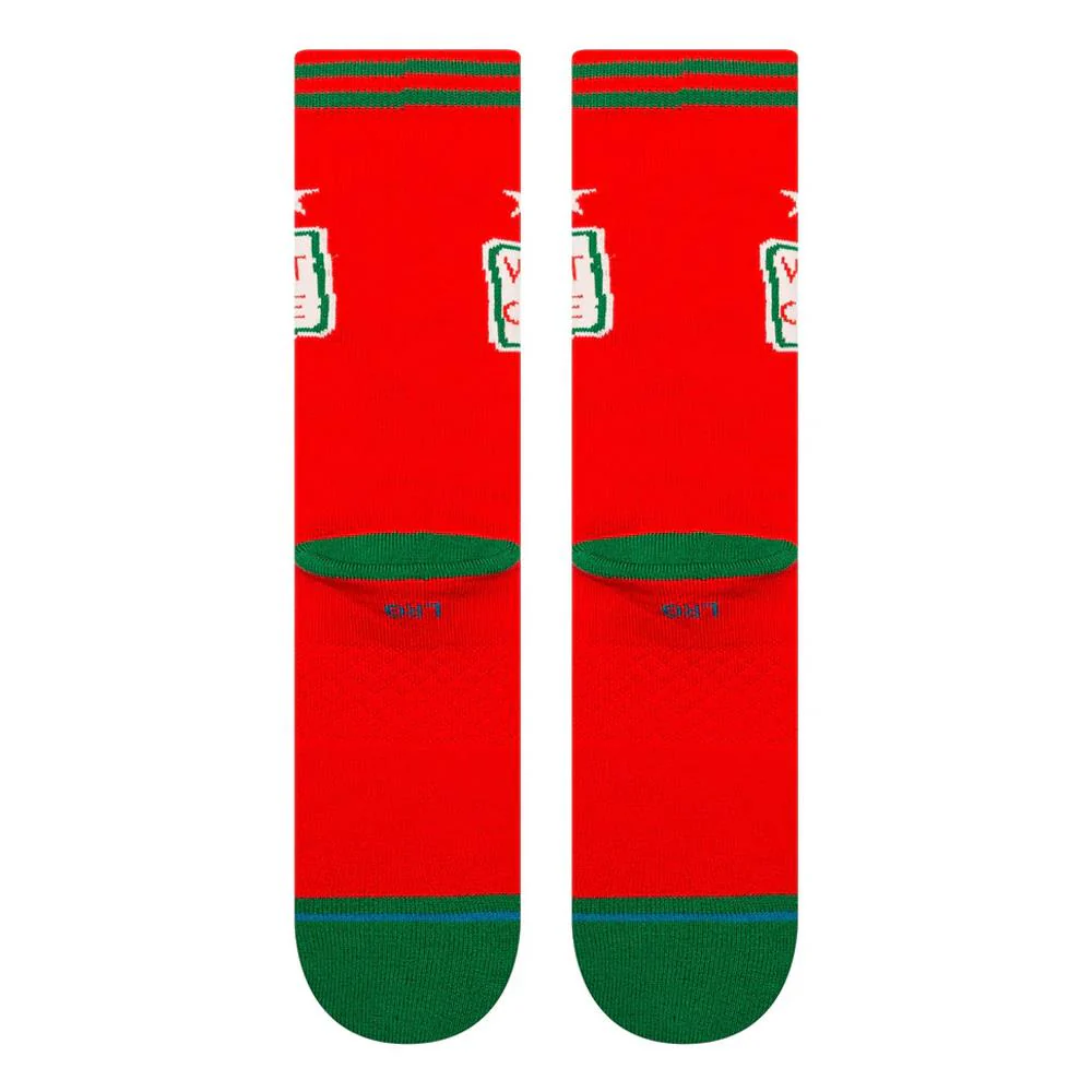 Stance Worlds Best Socks - Red - Large - Image 3