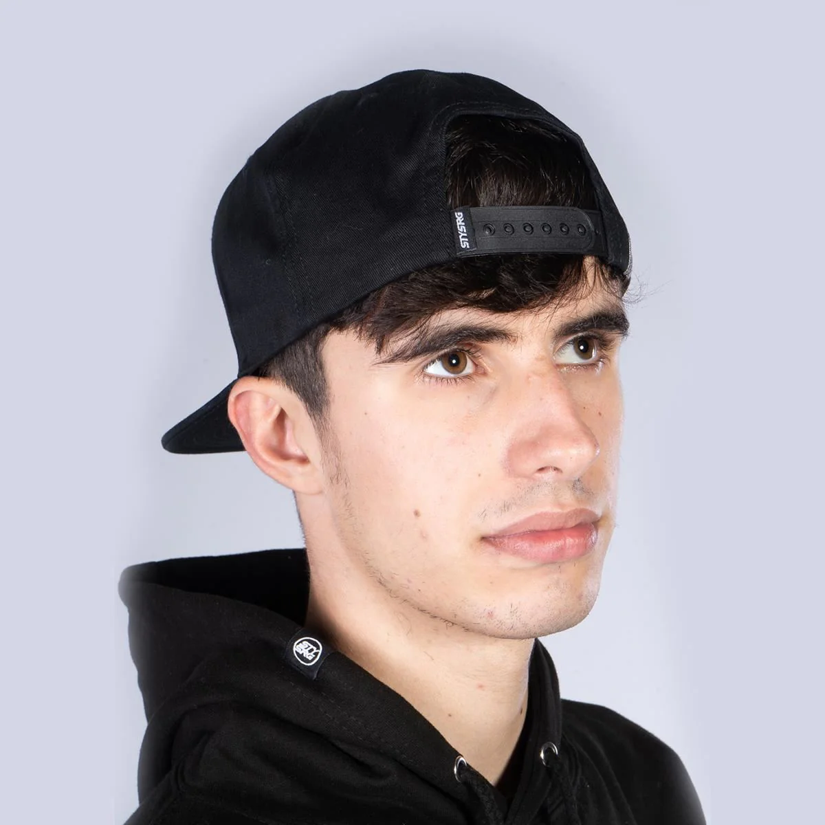 Stay Strong Block Snapback - Black/Teal - Image 5