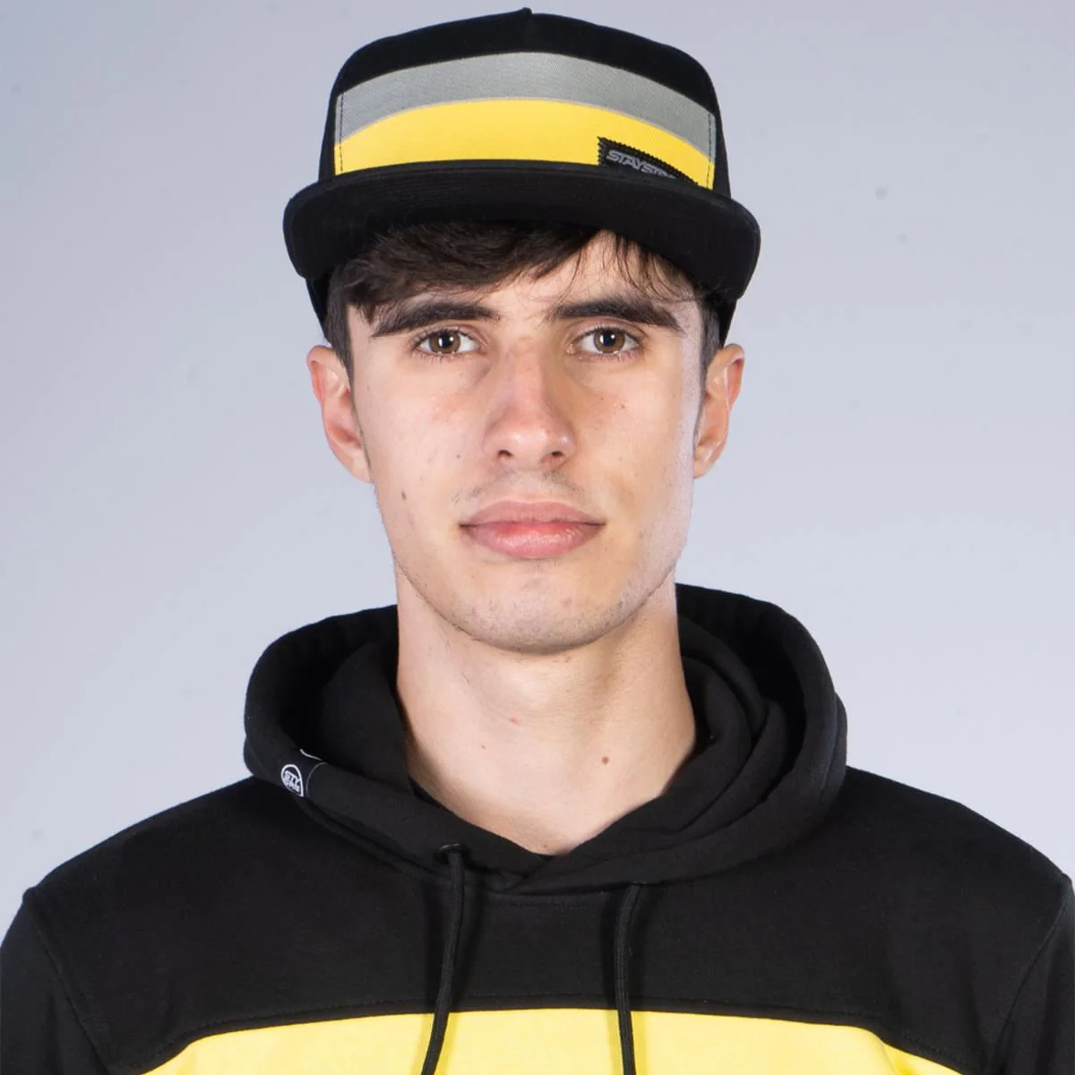 Stay Strong Block Snapback - Black/Yellow - Image 5