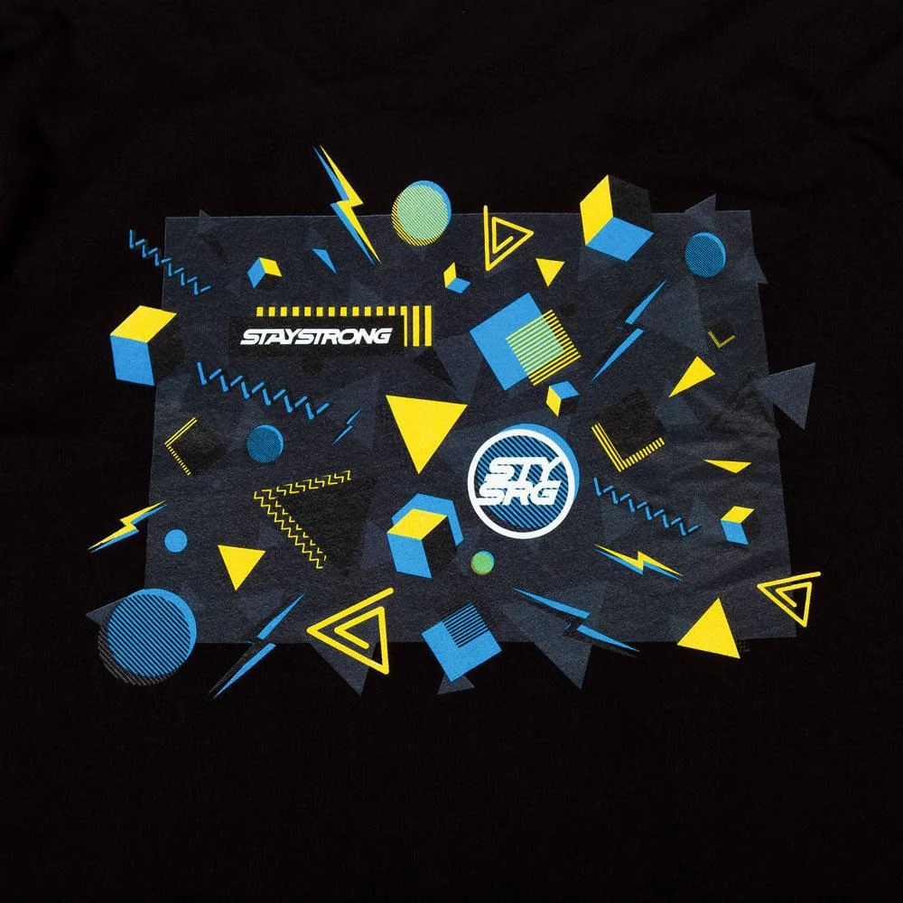 Stay Strong Block T-Shirt - Black - Image 3