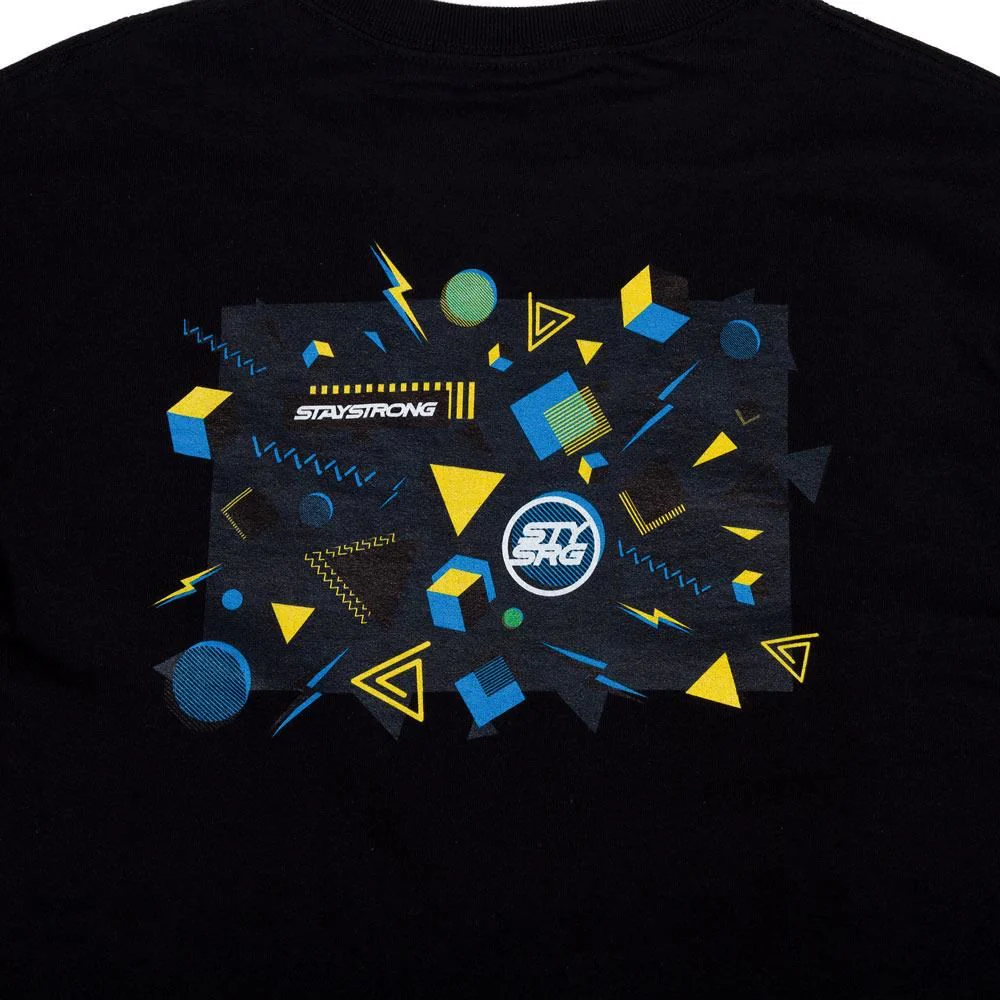 Stay Strong Block Youth T-Shirt - Black - Image 3