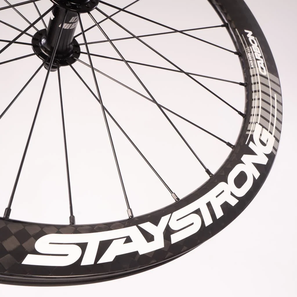 Stay Strong Carbon Race DVSN V3 20" Disc Race Wheelset - Carbon/ 1-1/8" - Image 2