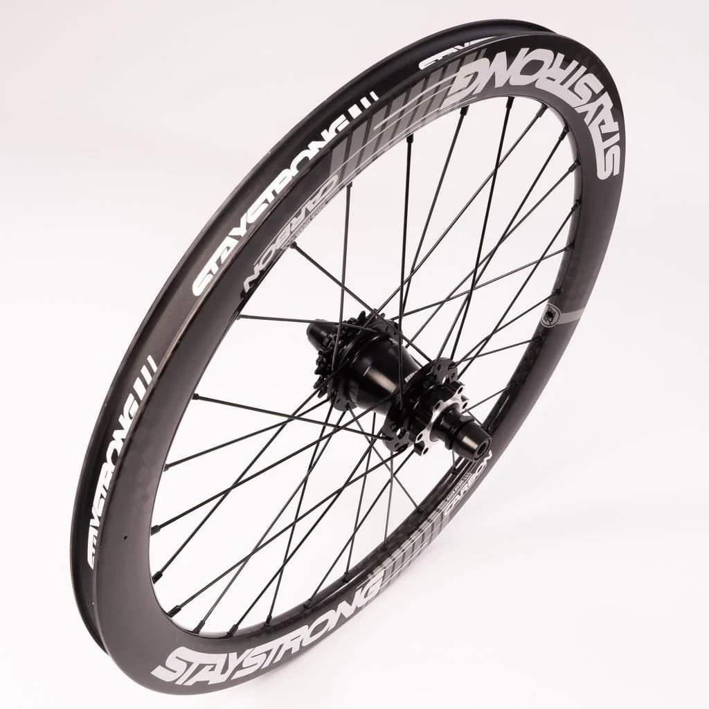 Stay Strong Carbon Race DVSN V3 20" Disc Race Wheelset - Carbon/ 1-1/8" - Image 5