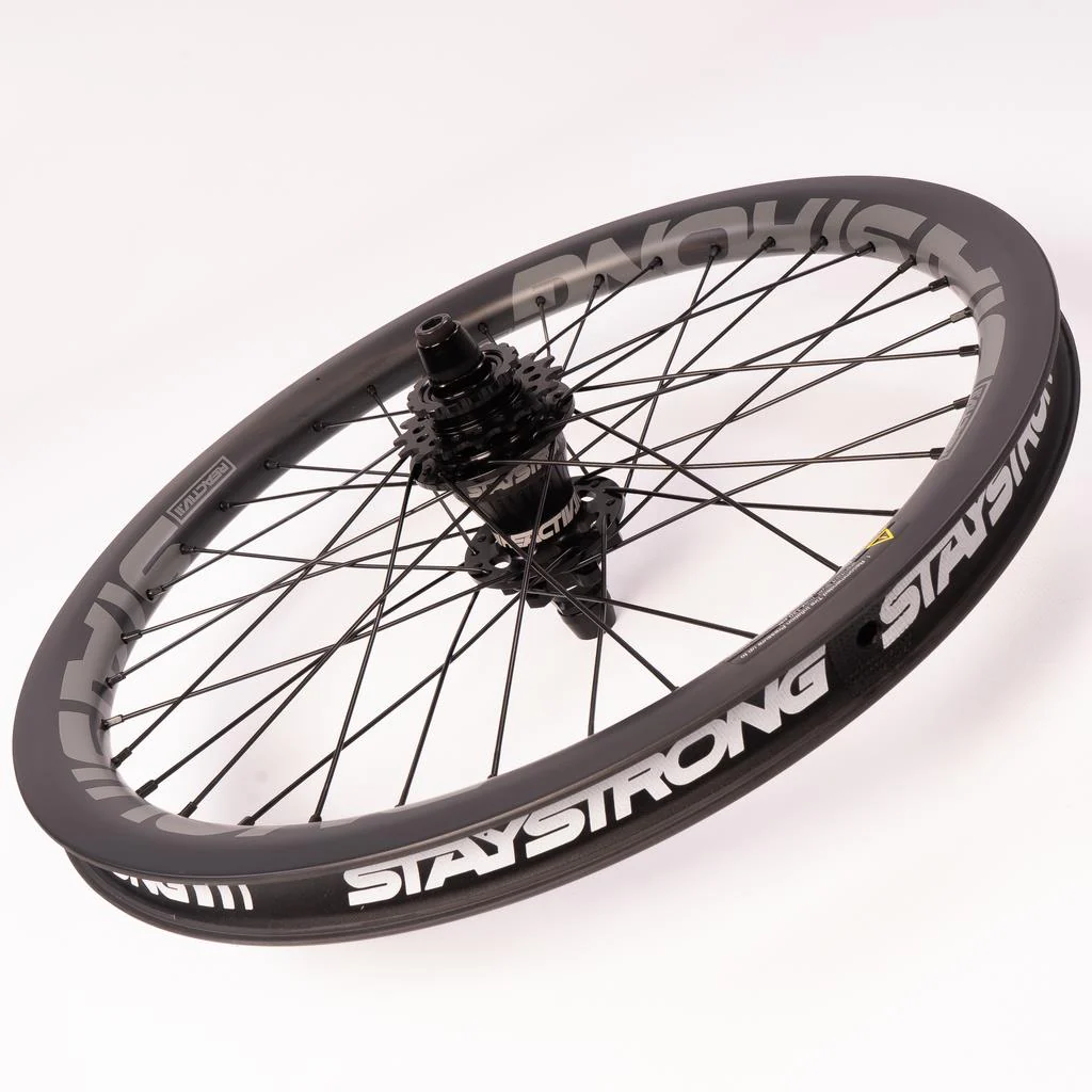 Stay Strong Carbon Reactiv 2 20" Disc Race Wheelset - Carbon/ 1.75" - Image 3