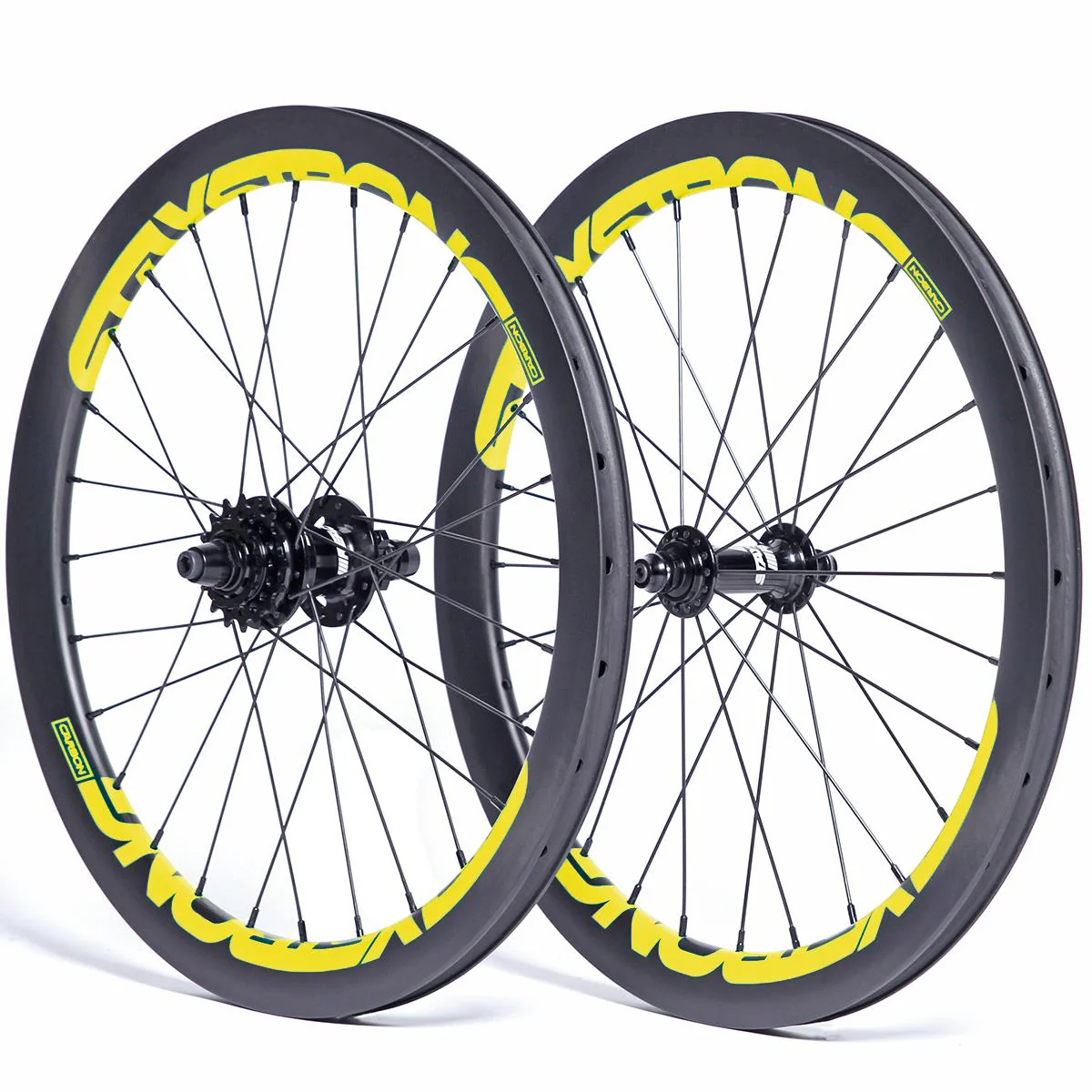 Stay Strong Carbon Reactiv 2 20" Expert Disc Race Wheelset - Carbon/ 1-3/8" - Image 4