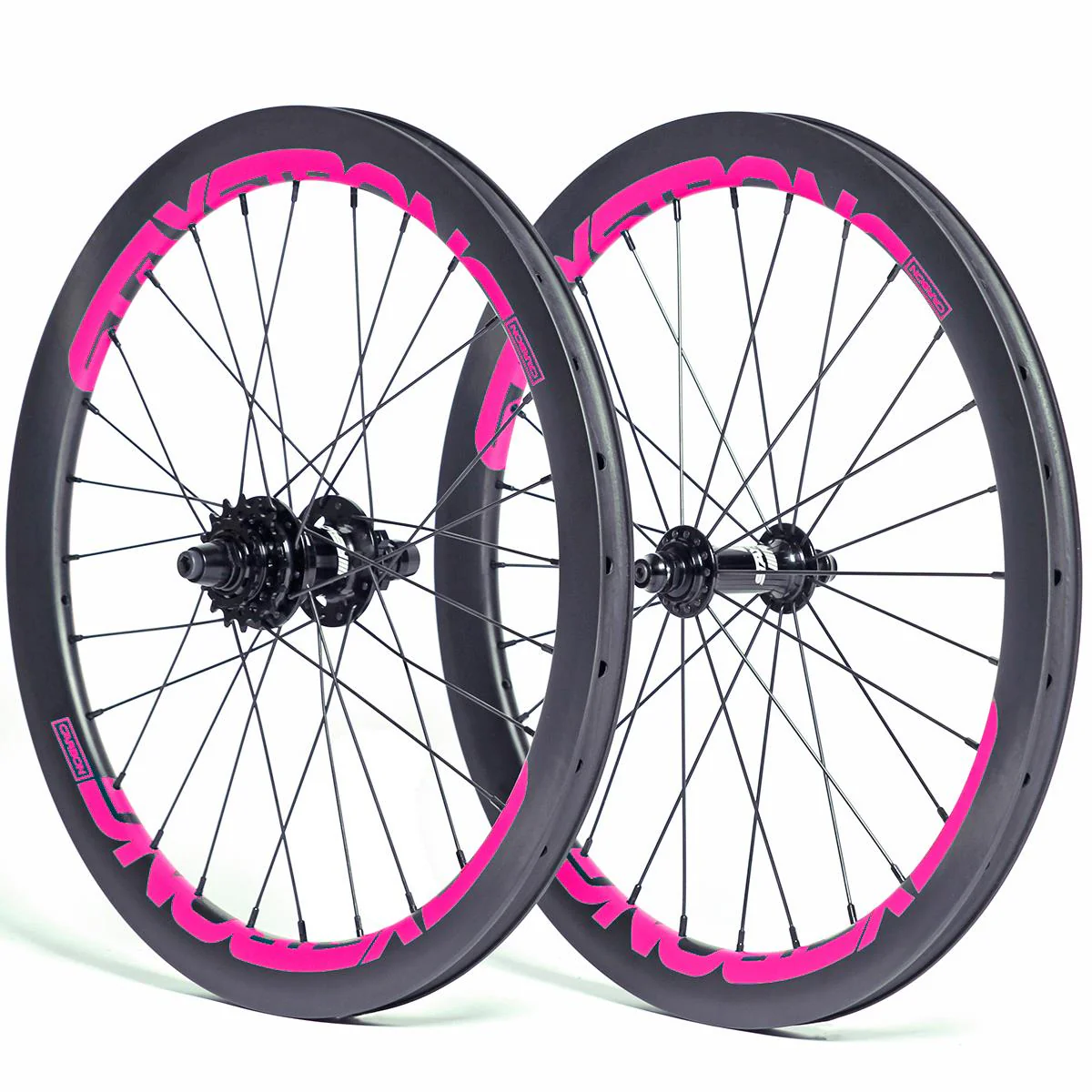 Stay Strong Carbon Reactiv 2 20" Expert Disc Race Wheelset - Carbon/ 1-3/8" - Image 5