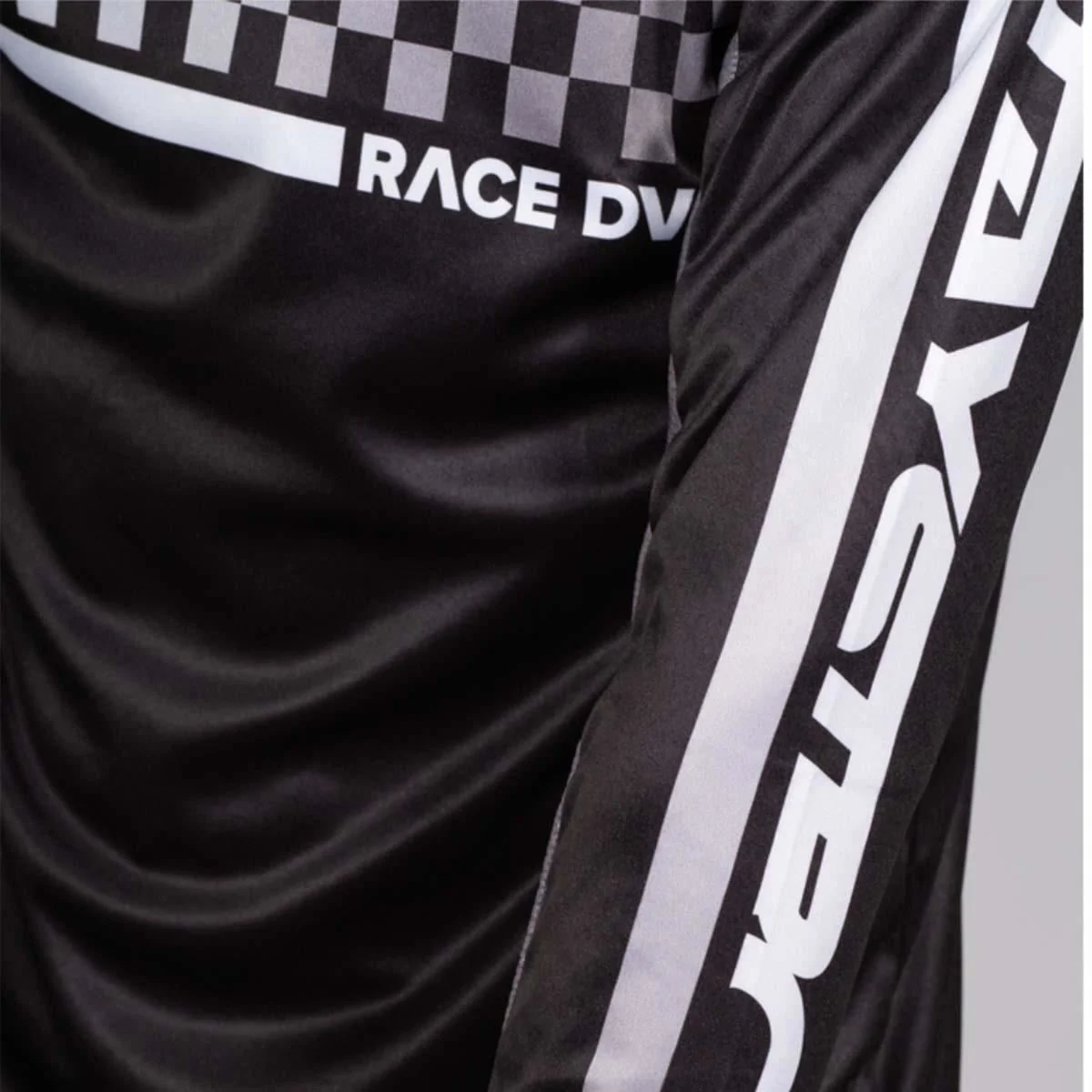 Stay Strong Checker Race Jersey - Black - Image 3